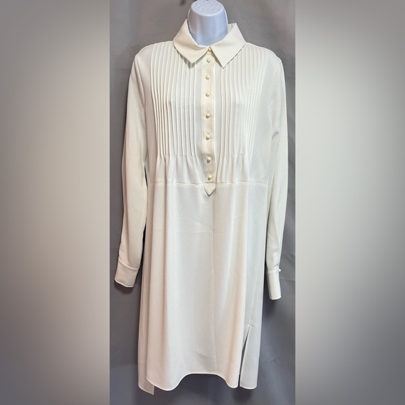 See By Chloe Dress Solid Ivory /white Women’s Size 40 - Picture 3 of 13